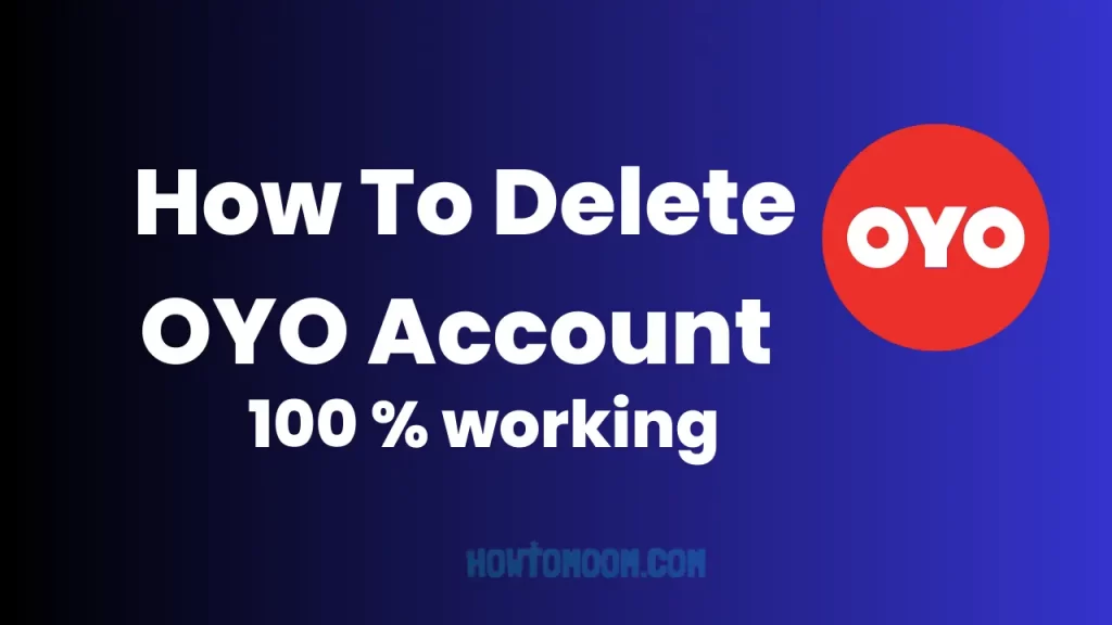 Delete OYO Account